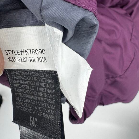 Marmot 700 Down Fill Insulated Parka Coat Hooded Purple Size Small - Picture 12 of 13